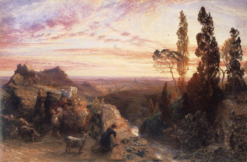 A dream in the Apennine, Samuel Palmer